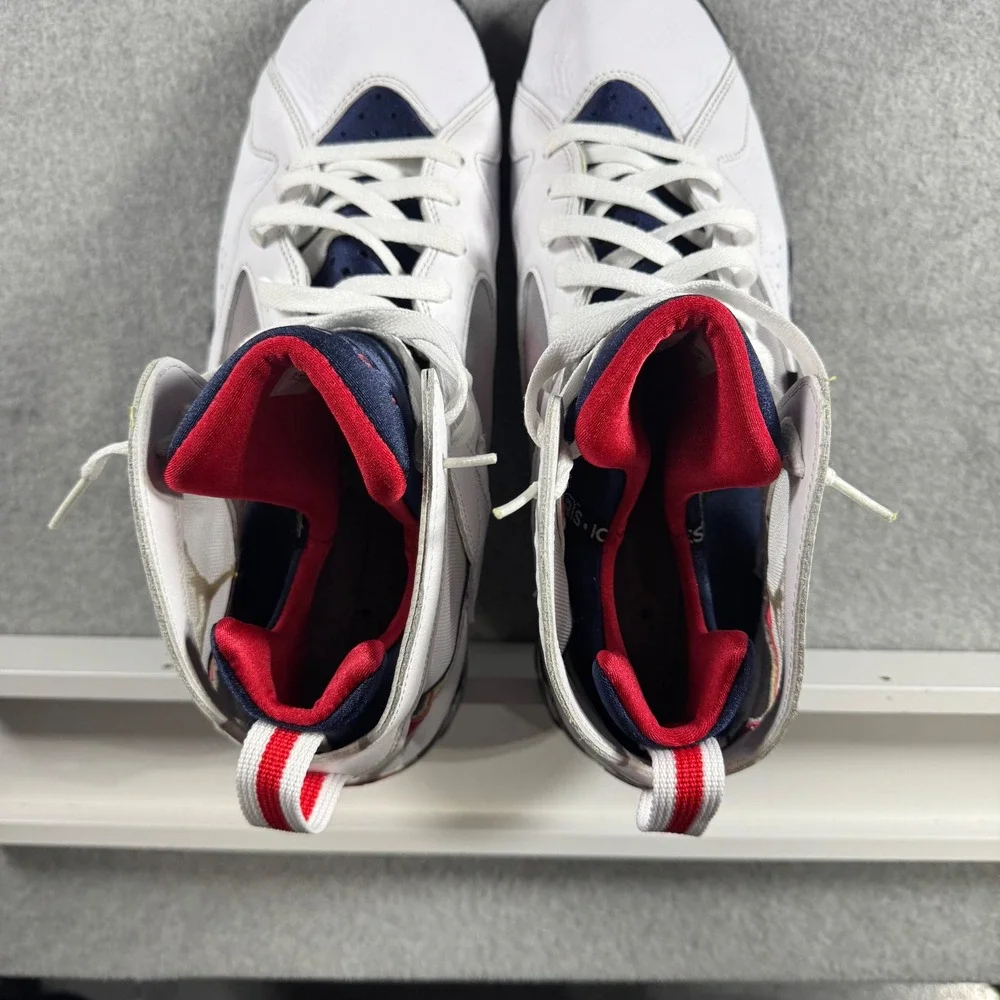 Jordan Air Jordan 7 Retro BCFC Mens 14 White PSG CZ0789-105 Excellent Paname